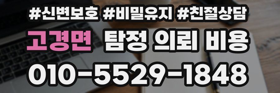 고경면 탐정 의뢰 비용