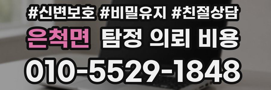 은척면 탐정 의뢰 비용