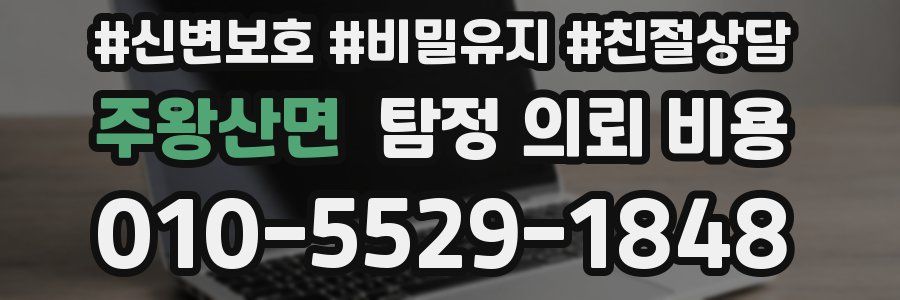 주왕산면 탐정 의뢰 비용