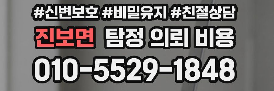 진보면 탐정 의뢰 비용