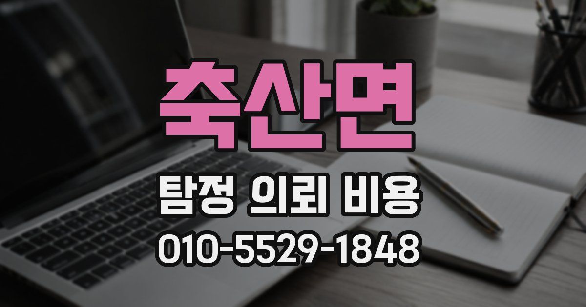 축산면 탐정 의뢰 비용