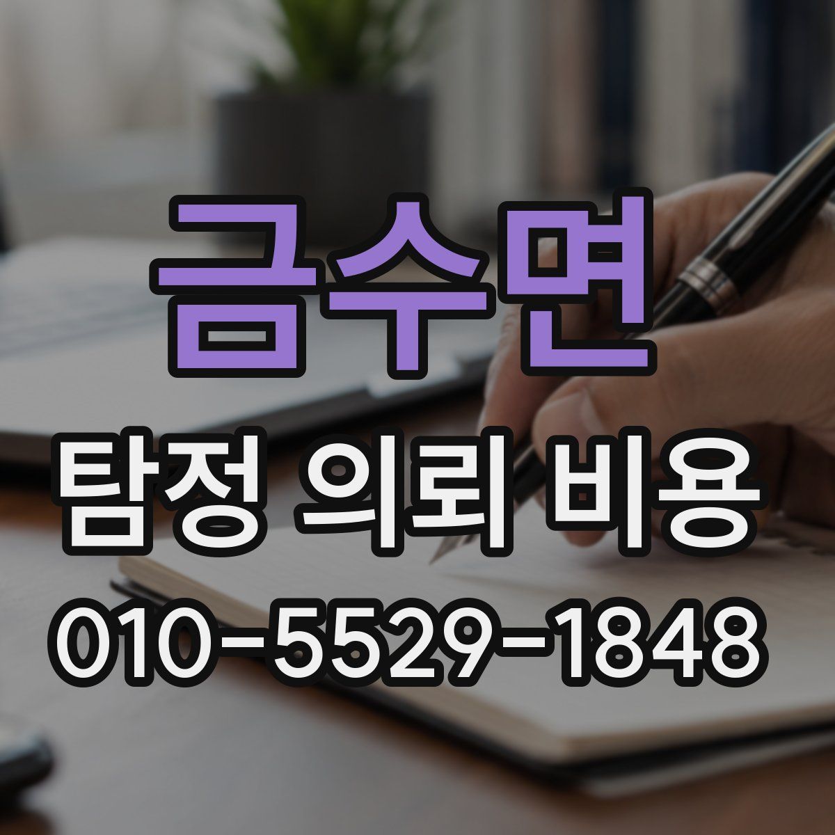 금수면 탐정 의뢰 비용