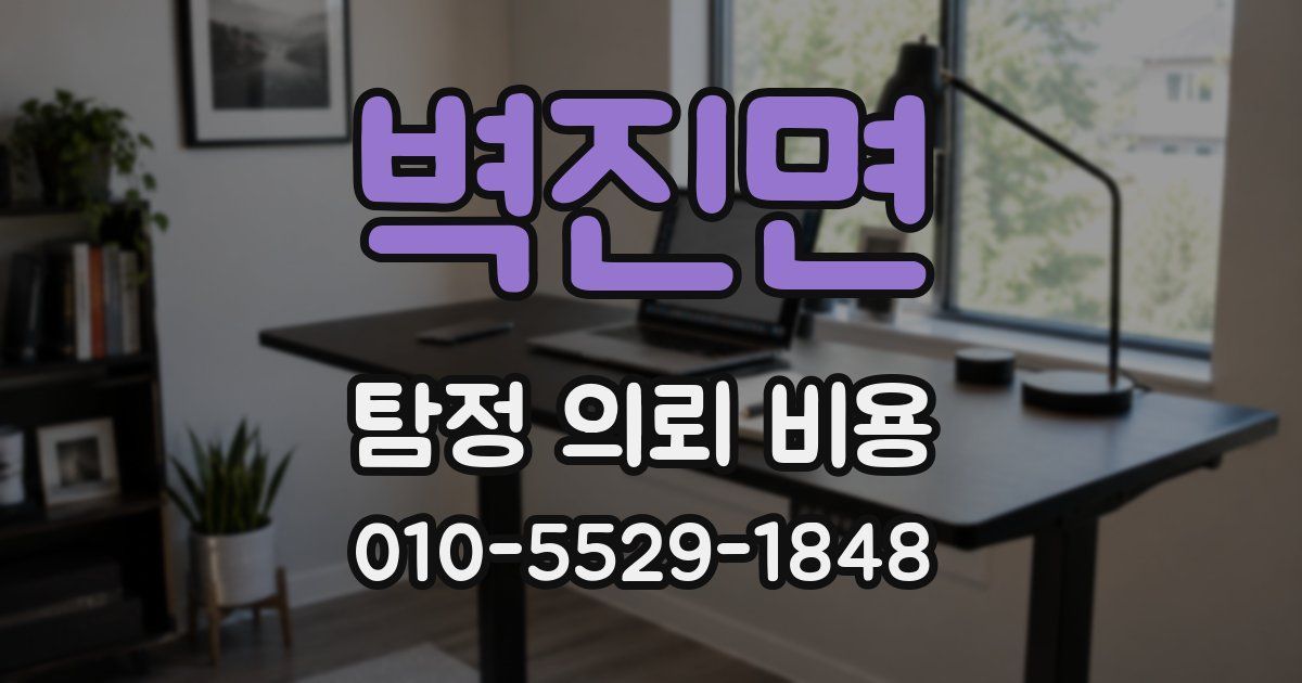 벽진면 탐정 의뢰 비용