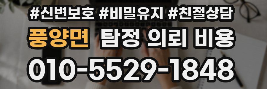 풍양면 탐정 의뢰 비용