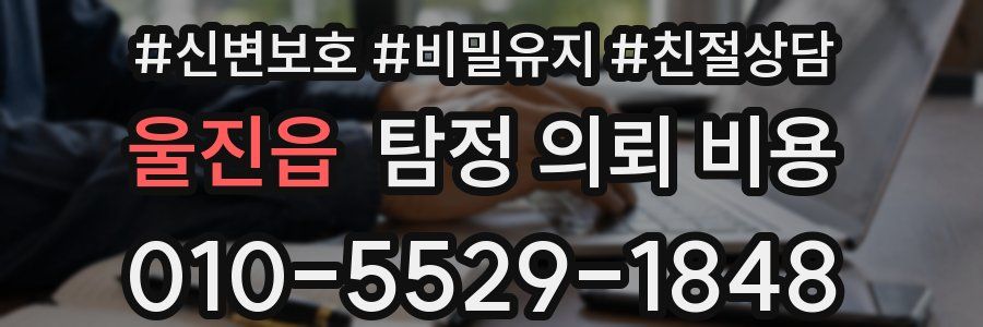 울진읍 탐정 의뢰 비용