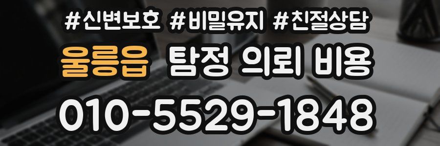 울릉읍 탐정 의뢰 비용
