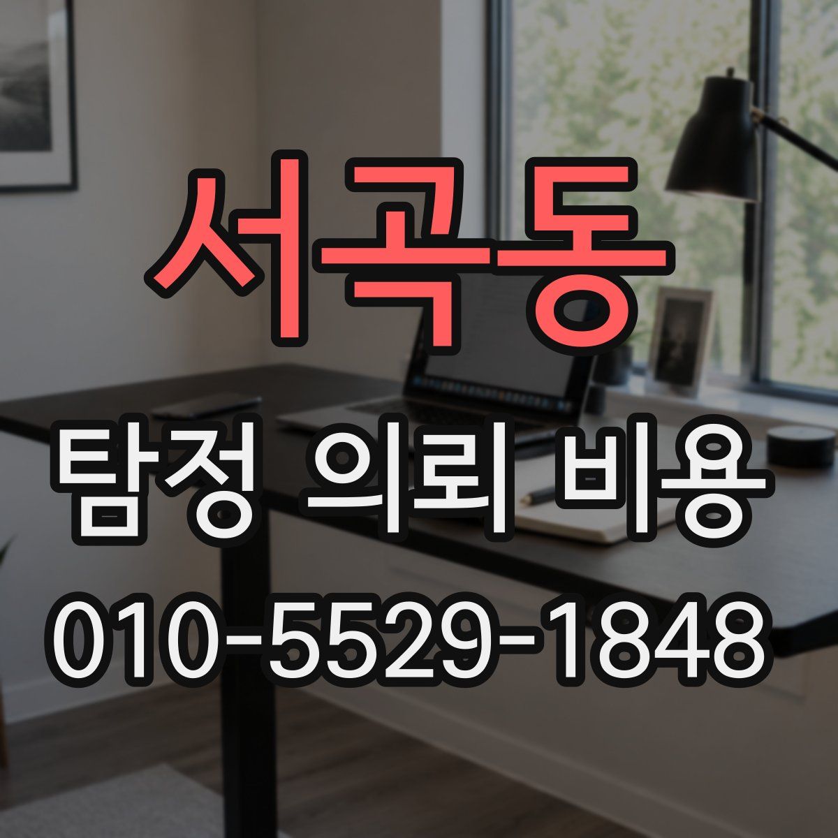 서곡동 탐정 의뢰 비용