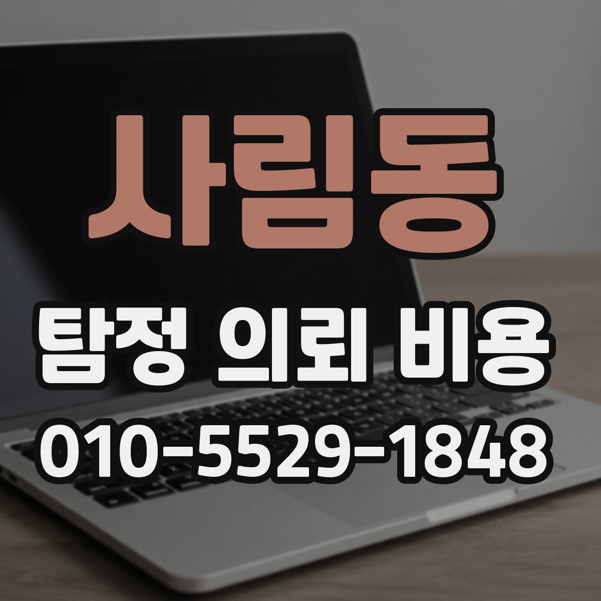 사림동 탐정 의뢰 비용