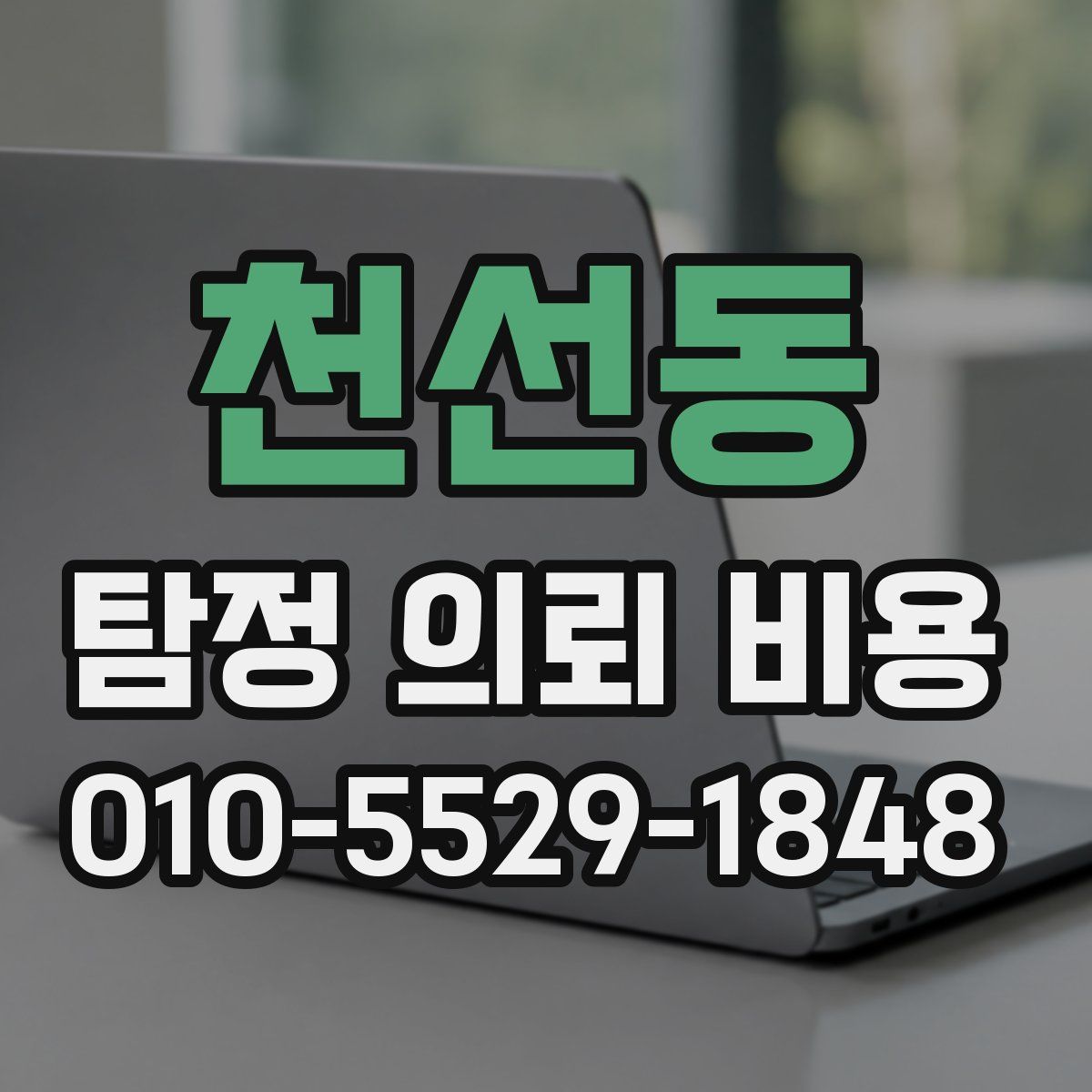 천선동 탐정 의뢰 비용