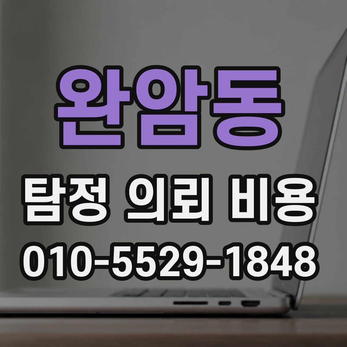 완암동 탐정 의뢰 비용