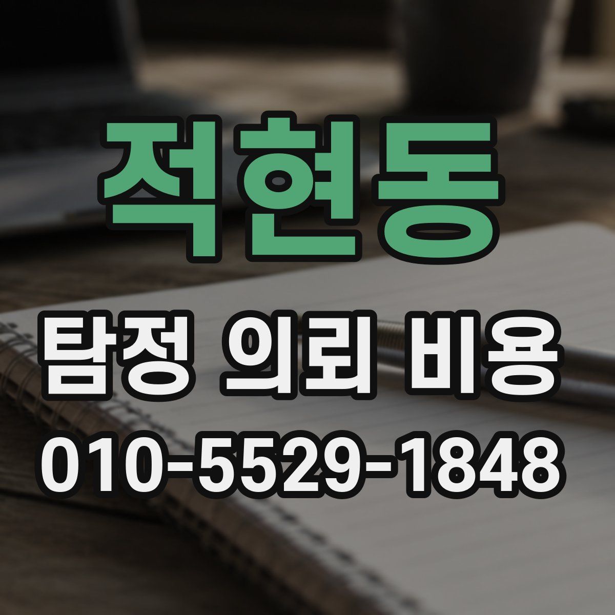 적현동 탐정 의뢰 비용