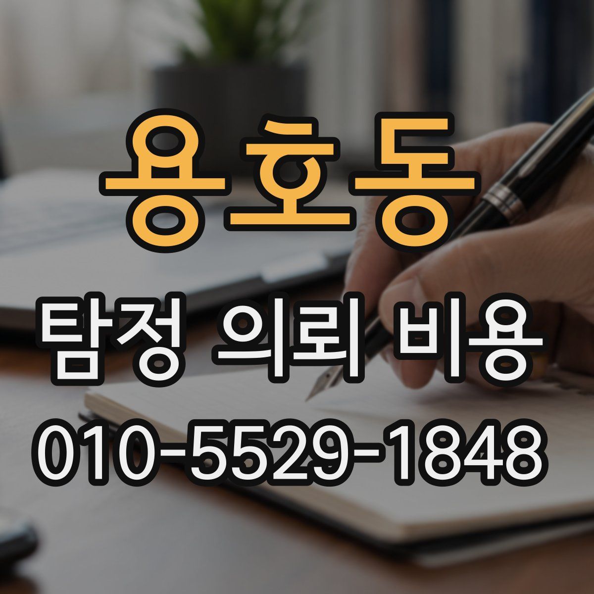 용호동 탐정 의뢰 비용