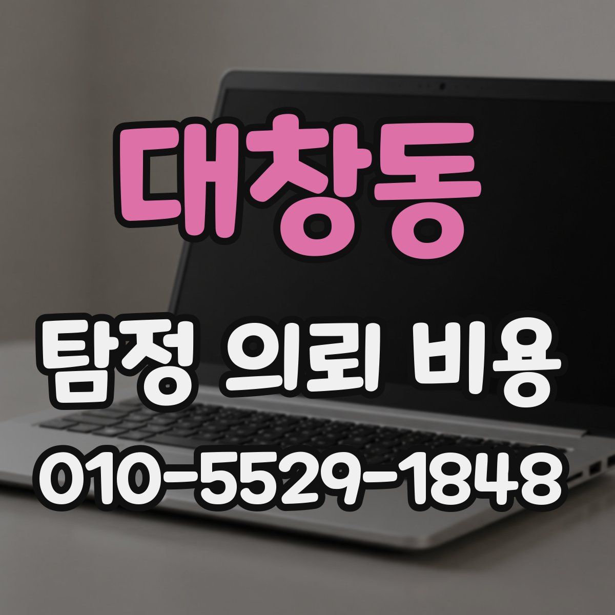 대창동 탐정 의뢰 비용