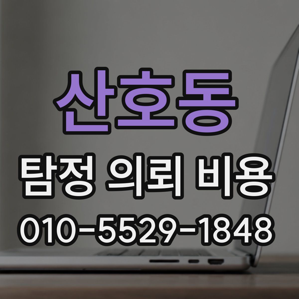 산호동 탐정 의뢰 비용