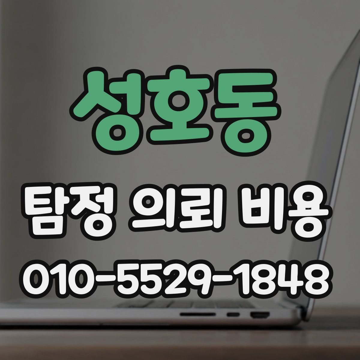 성호동 탐정 의뢰 비용