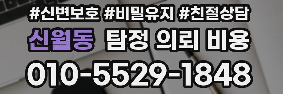 신월동 탐정 의뢰 비용