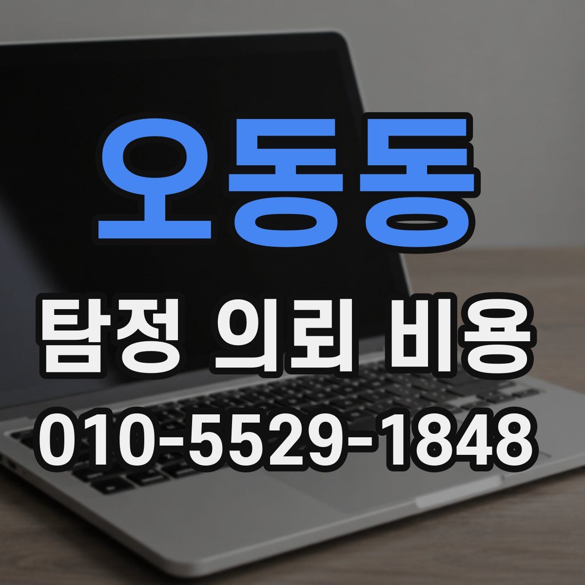 오동동 탐정 의뢰 비용