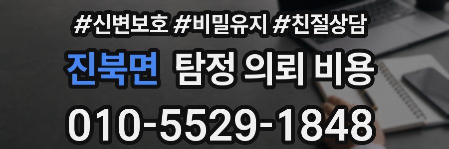 진북면 탐정 의뢰 비용