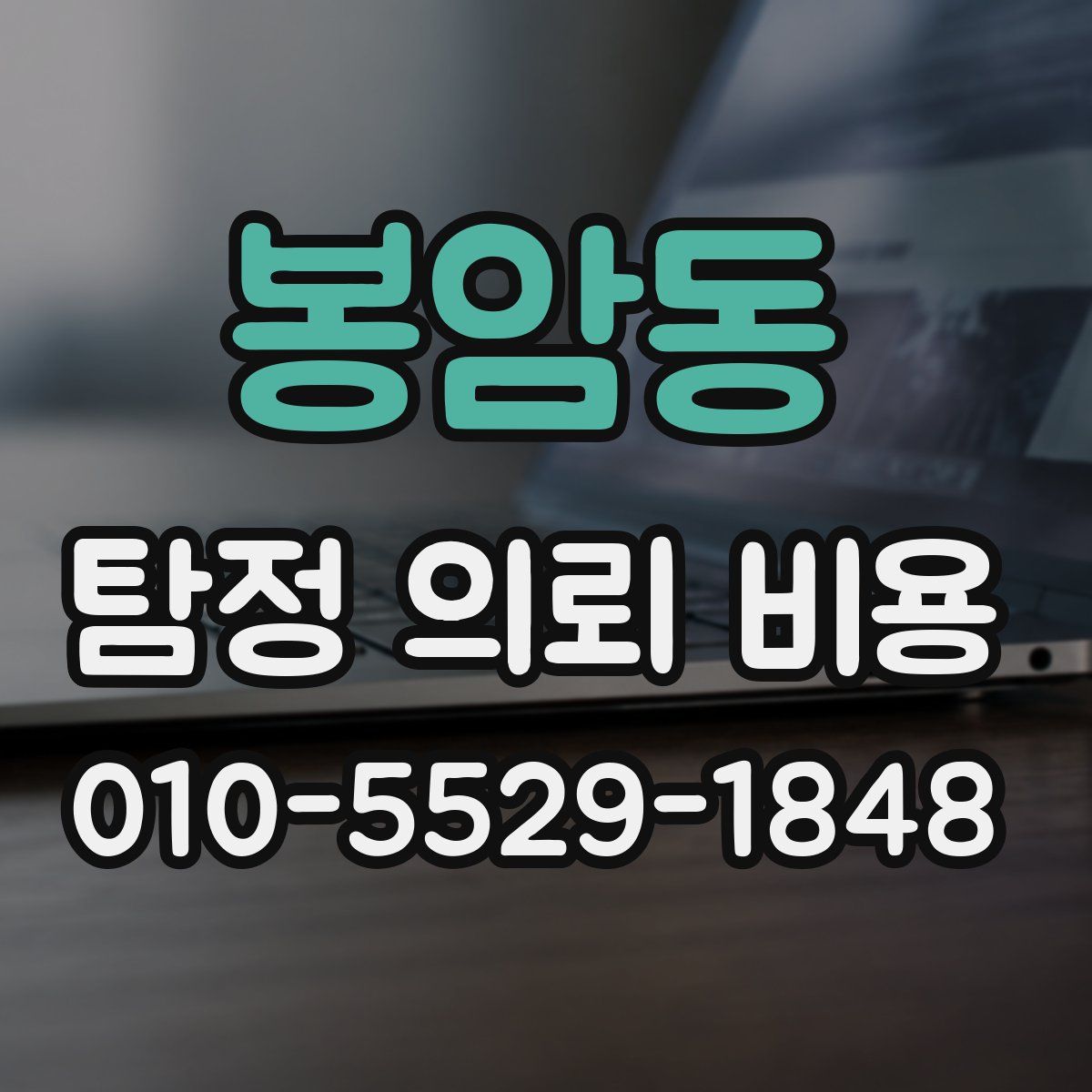 봉암동 탐정 의뢰 비용