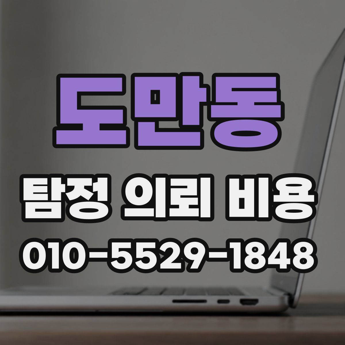 도만동 탐정 의뢰 비용
