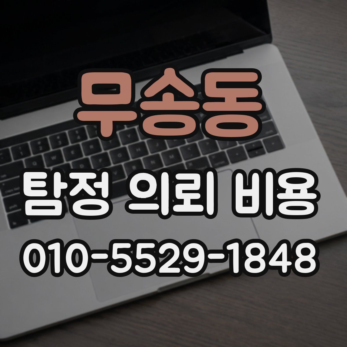 무송동 탐정 의뢰 비용