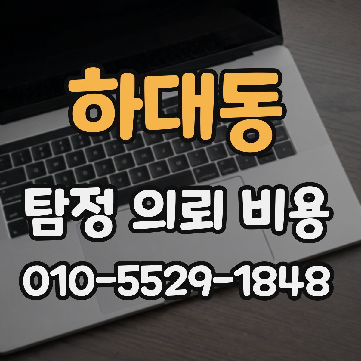 하대동 탐정 의뢰 비용