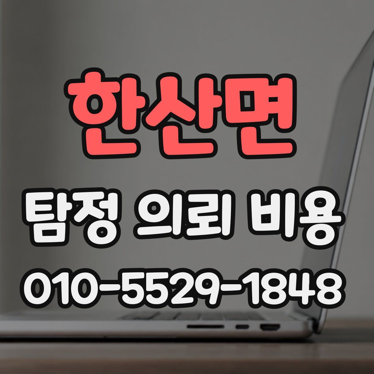 한산면 탐정 의뢰 비용