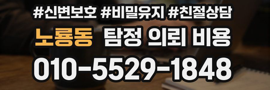 노룡동 탐정 의뢰 비용