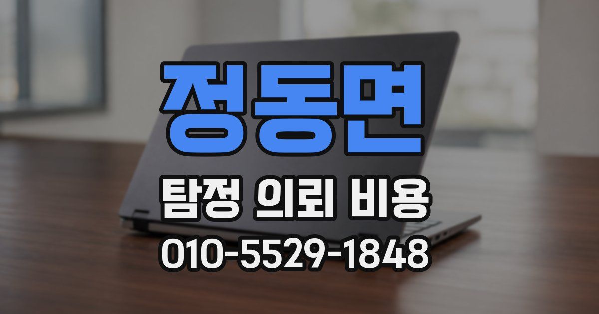 정동면 탐정 의뢰 비용