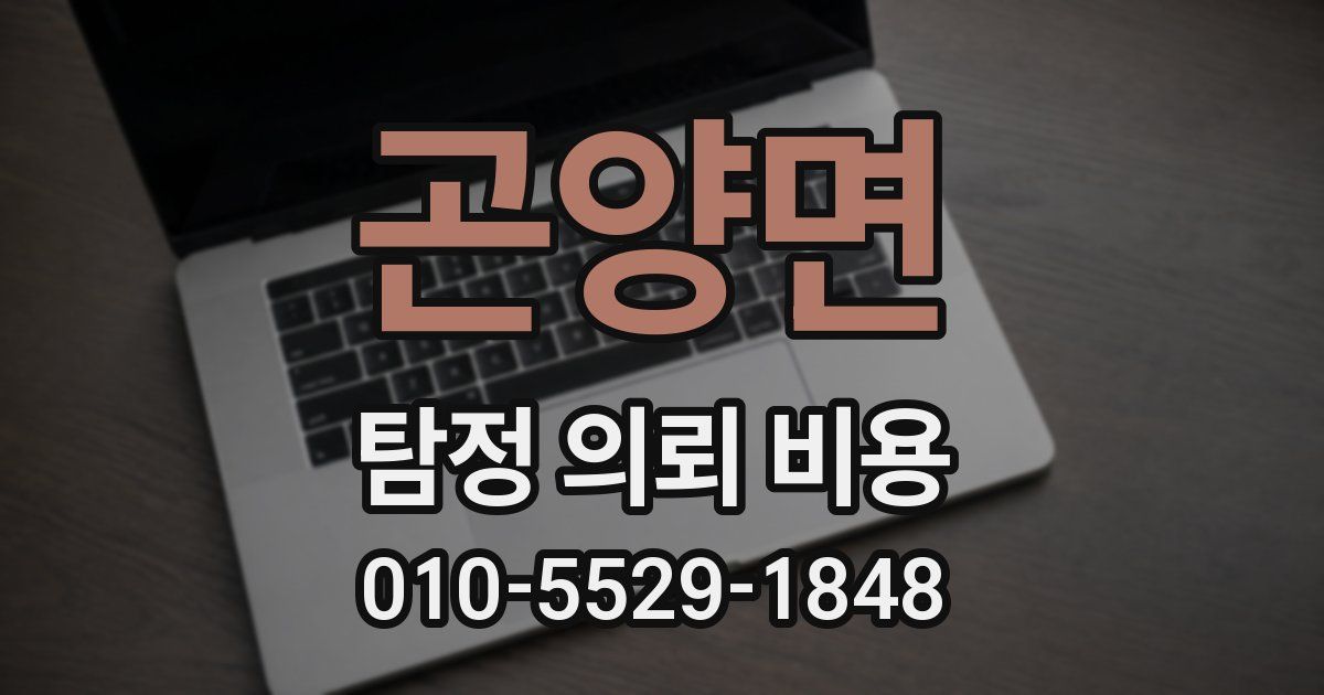 곤양면 탐정 의뢰 비용