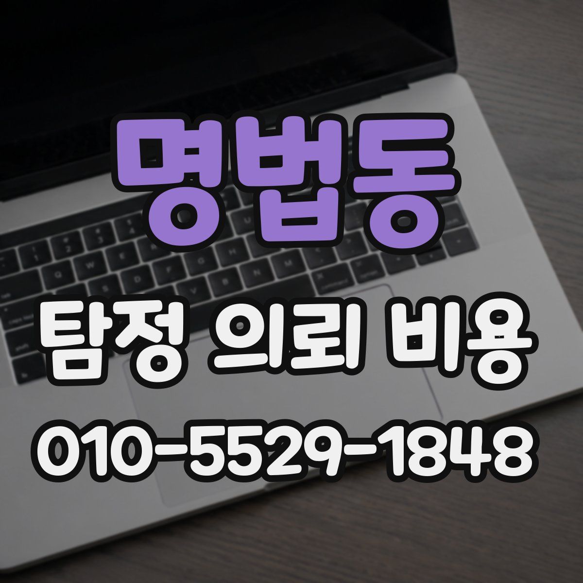 명법동 탐정 의뢰 비용