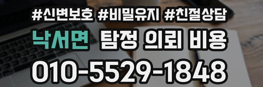 낙서면 탐정 의뢰 비용