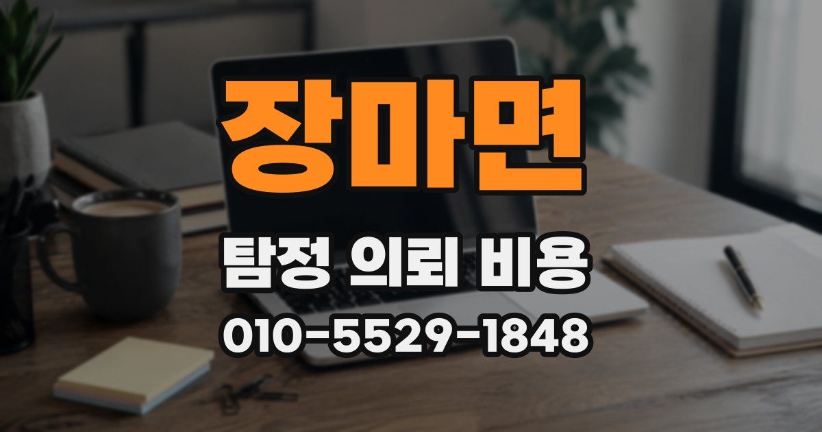 장마면 탐정 의뢰 비용