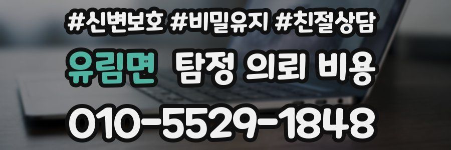유림면 탐정 의뢰 비용