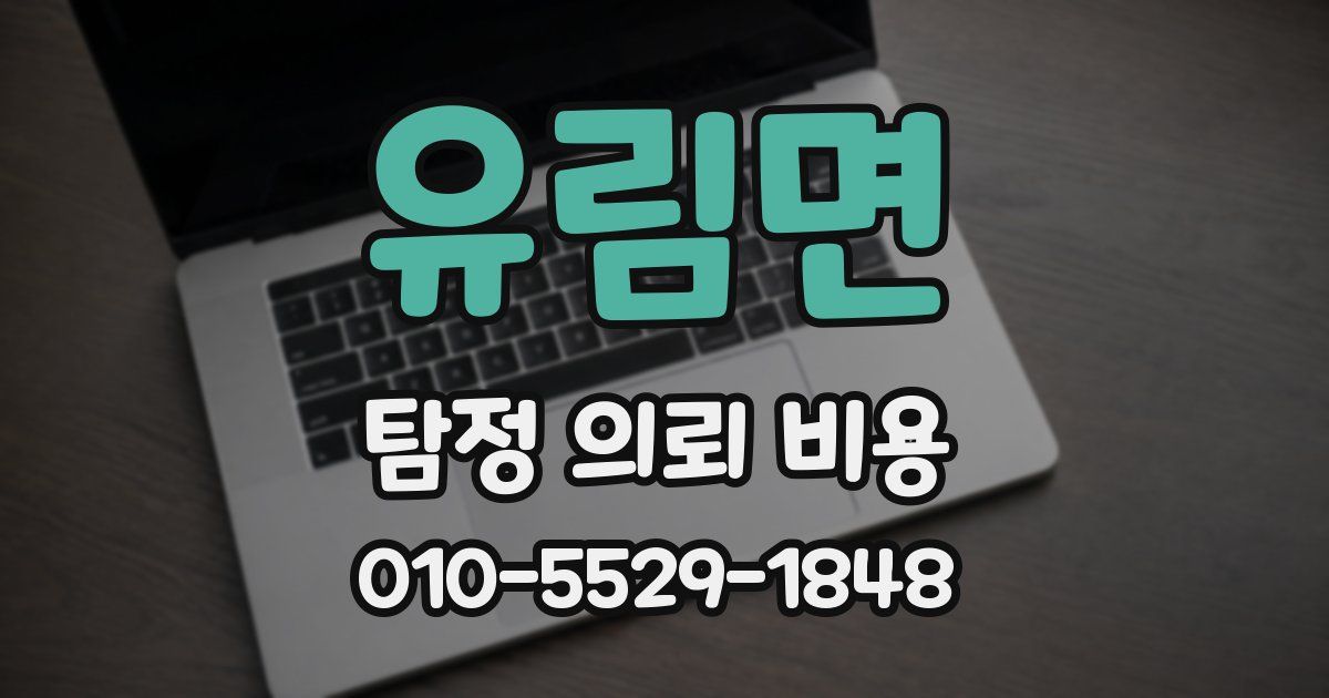 유림면 탐정 의뢰 비용