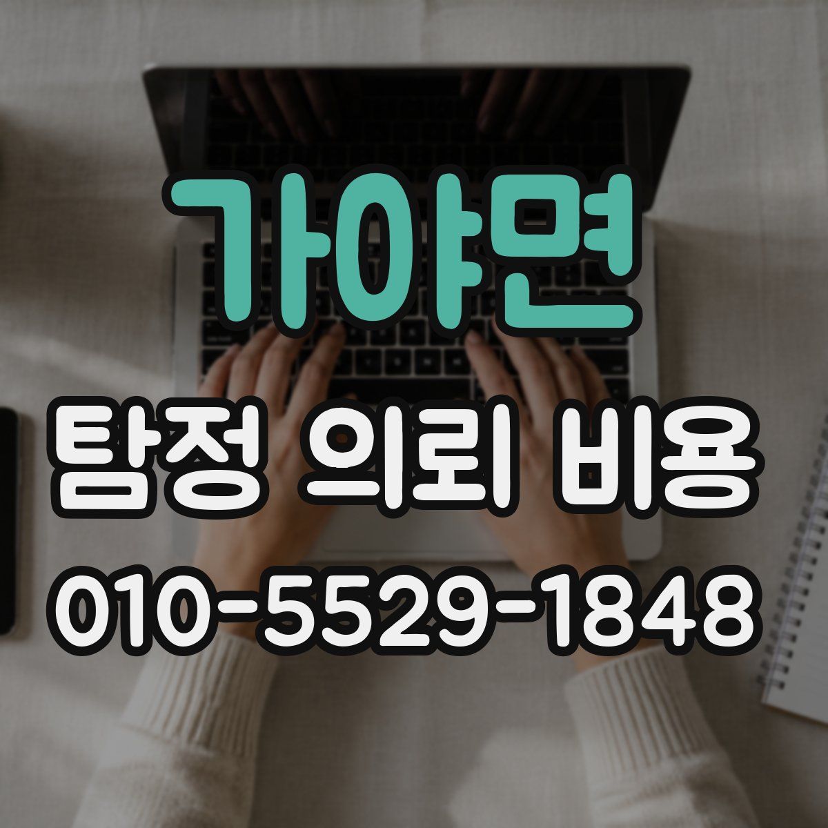 가야면 탐정 의뢰 비용