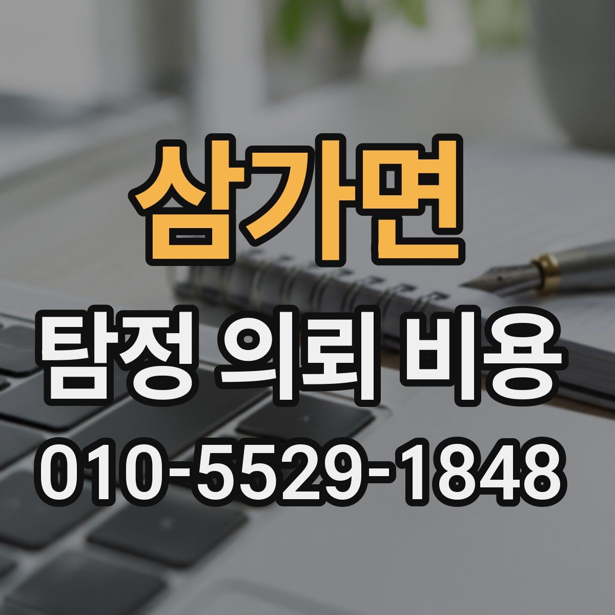 삼가면 탐정 의뢰 비용