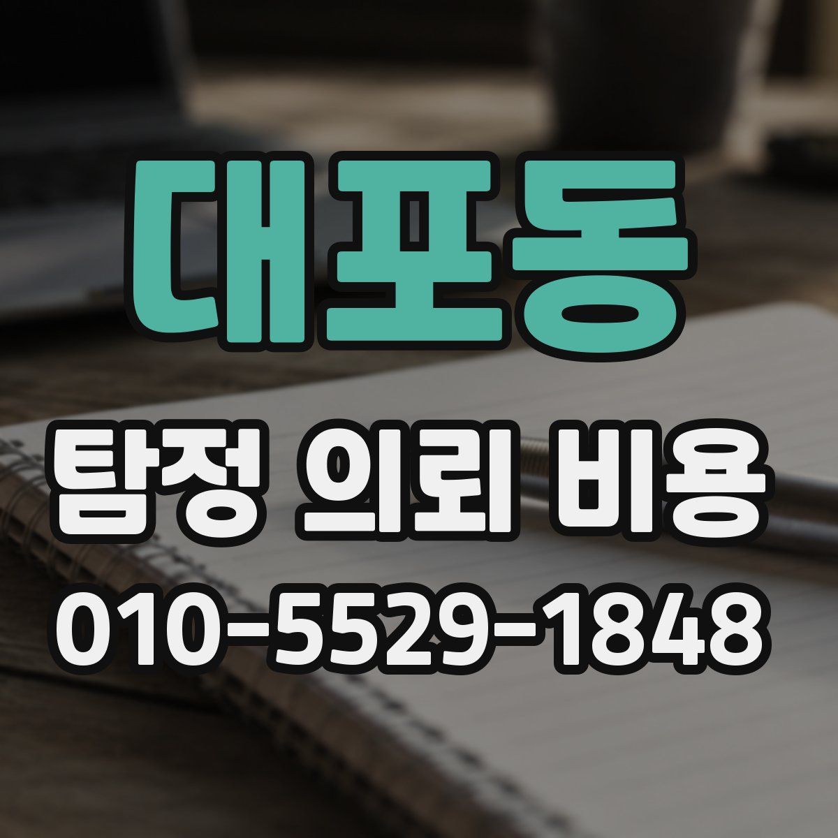 대포동 탐정 의뢰 비용