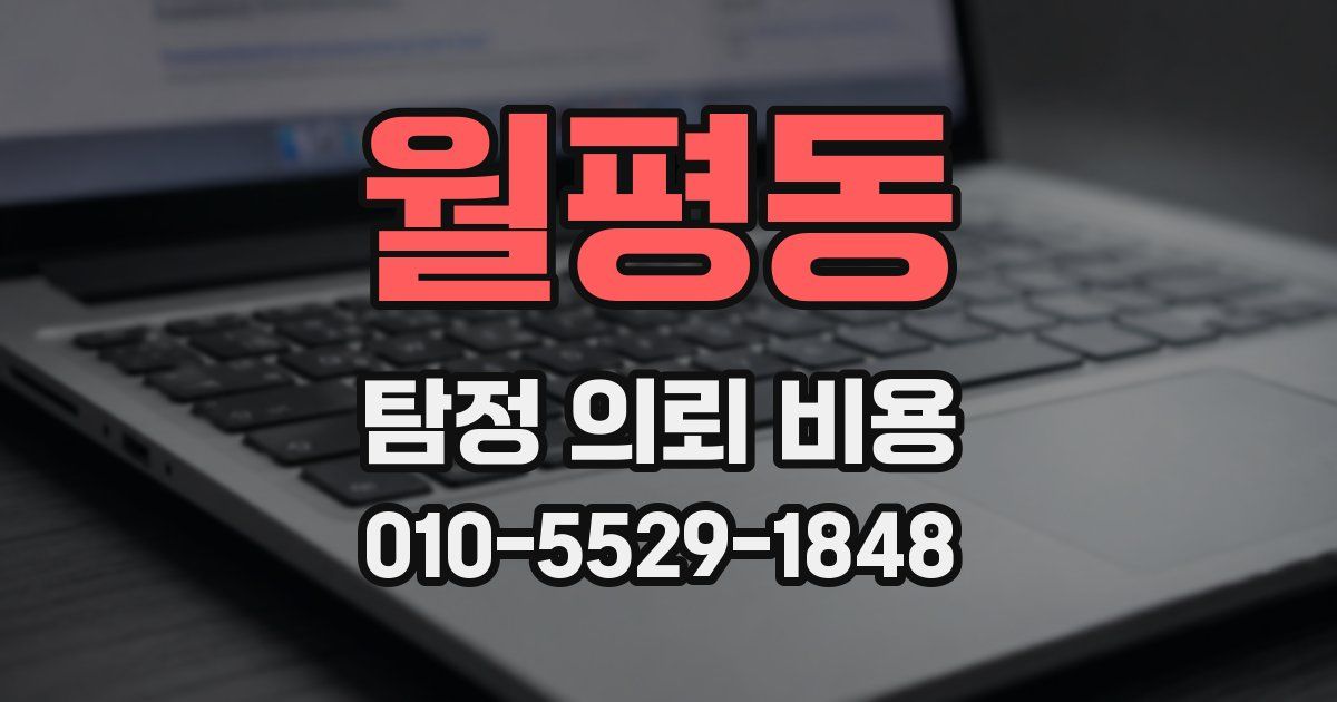 월평동 탐정 의뢰 비용