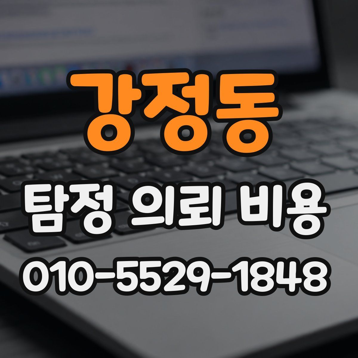 강정동 탐정 의뢰 비용