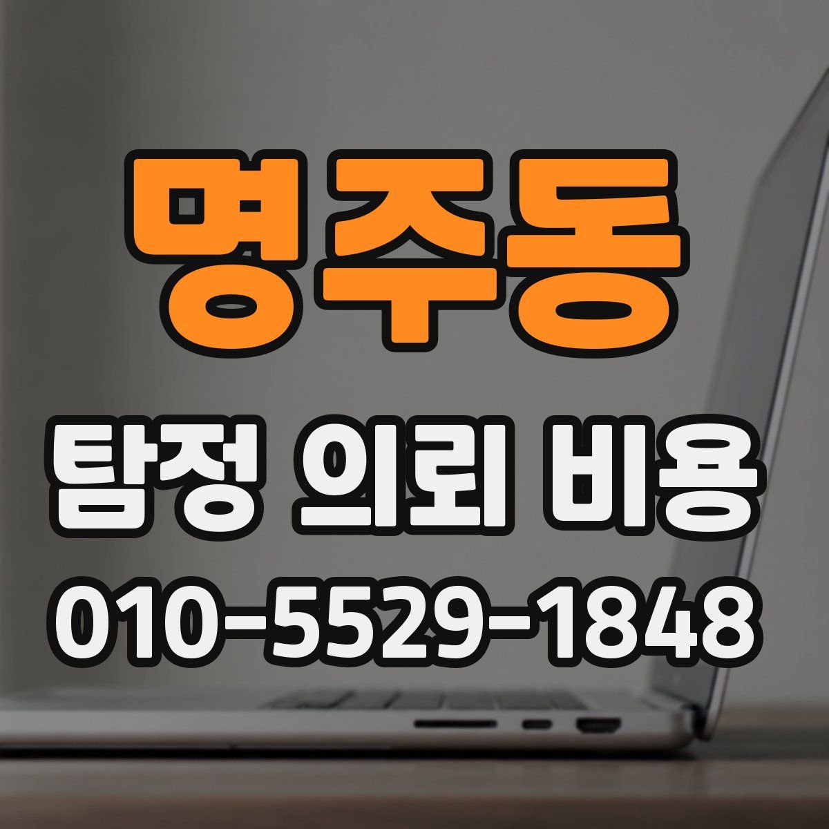 명주동 탐정 의뢰 비용