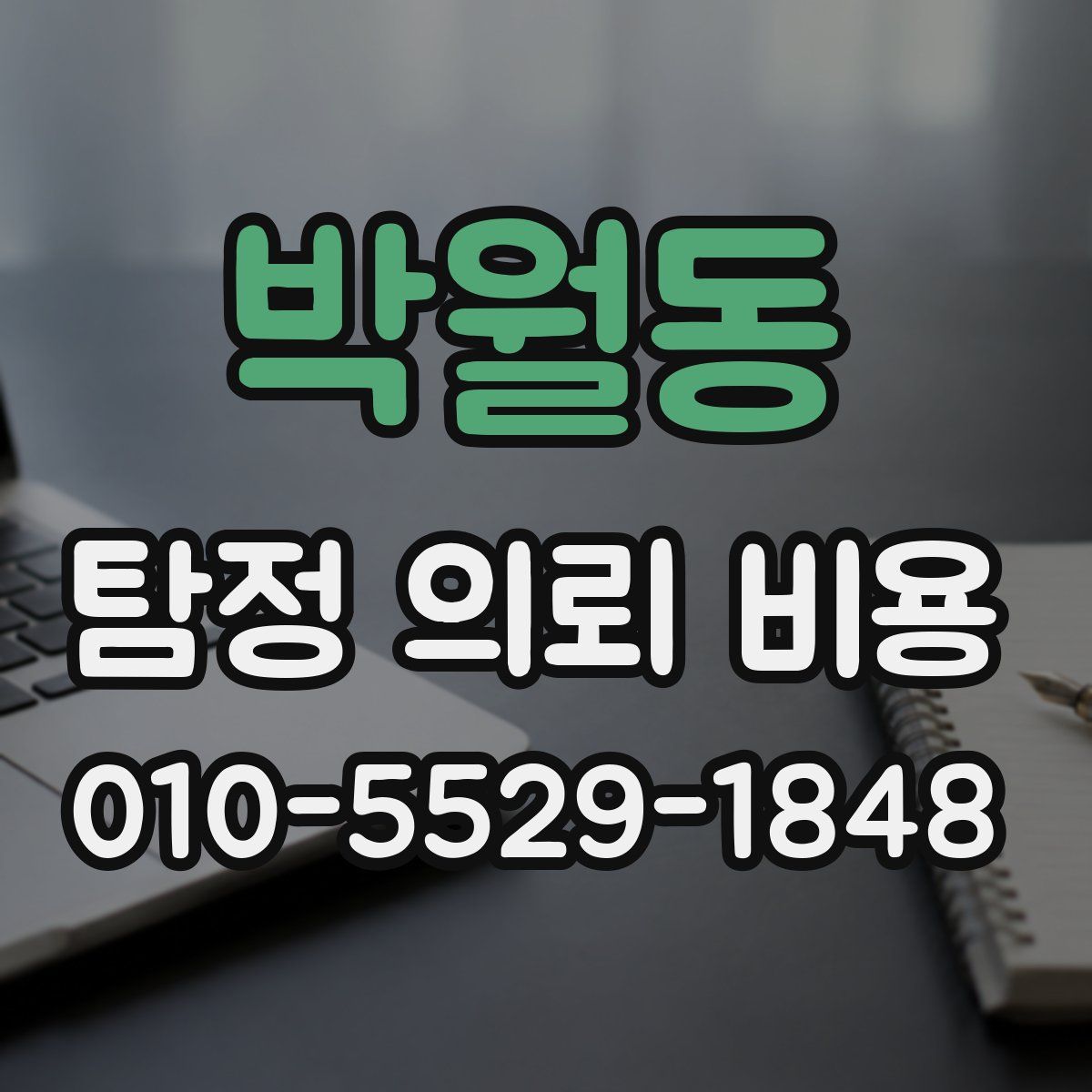 박월동 탐정 의뢰 비용
