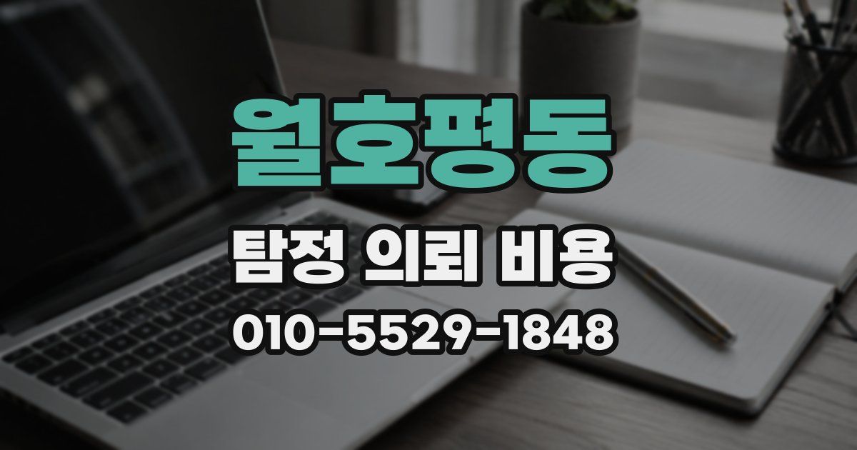 월호평동 탐정 의뢰 비용