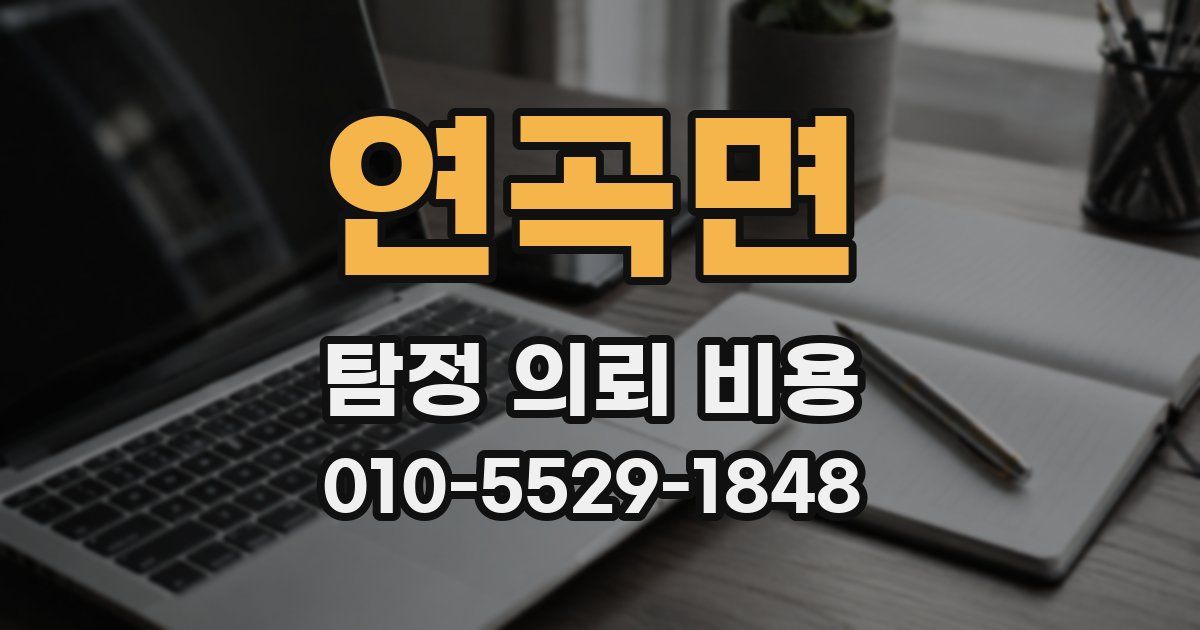 연곡면 탐정 의뢰 비용