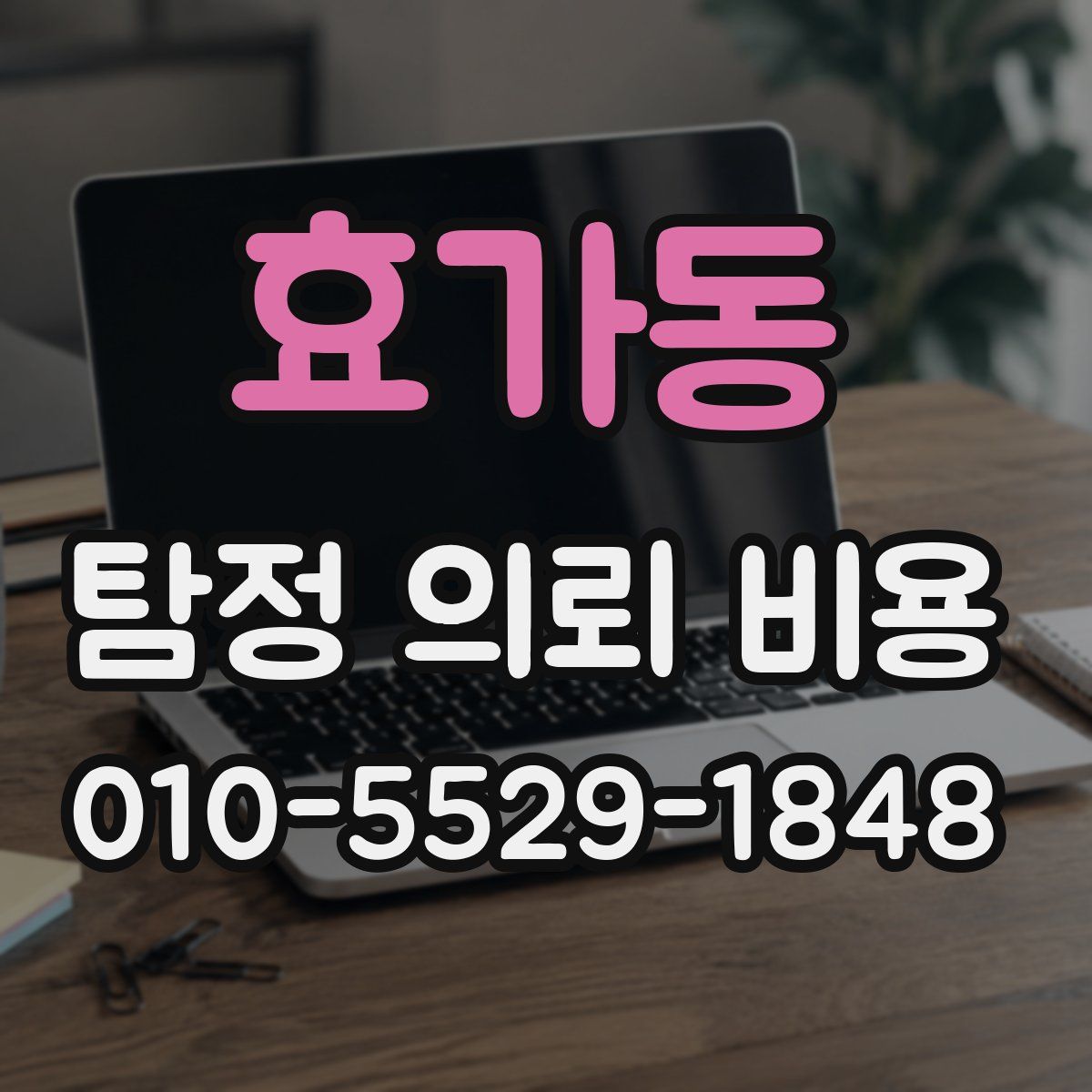 효가동 탐정 의뢰 비용