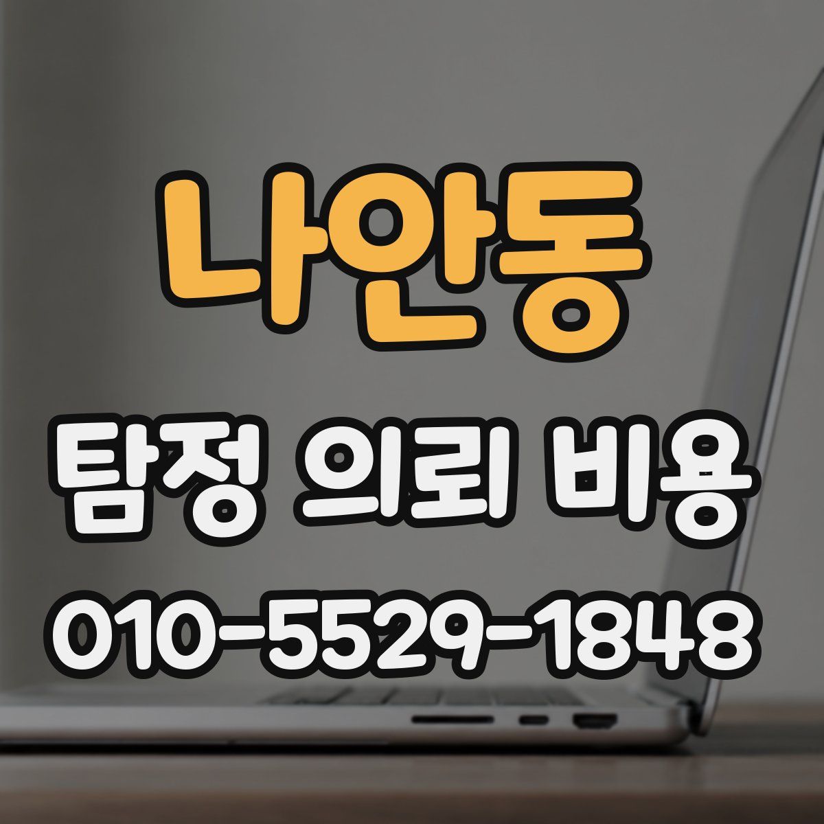 나안동 탐정 의뢰 비용