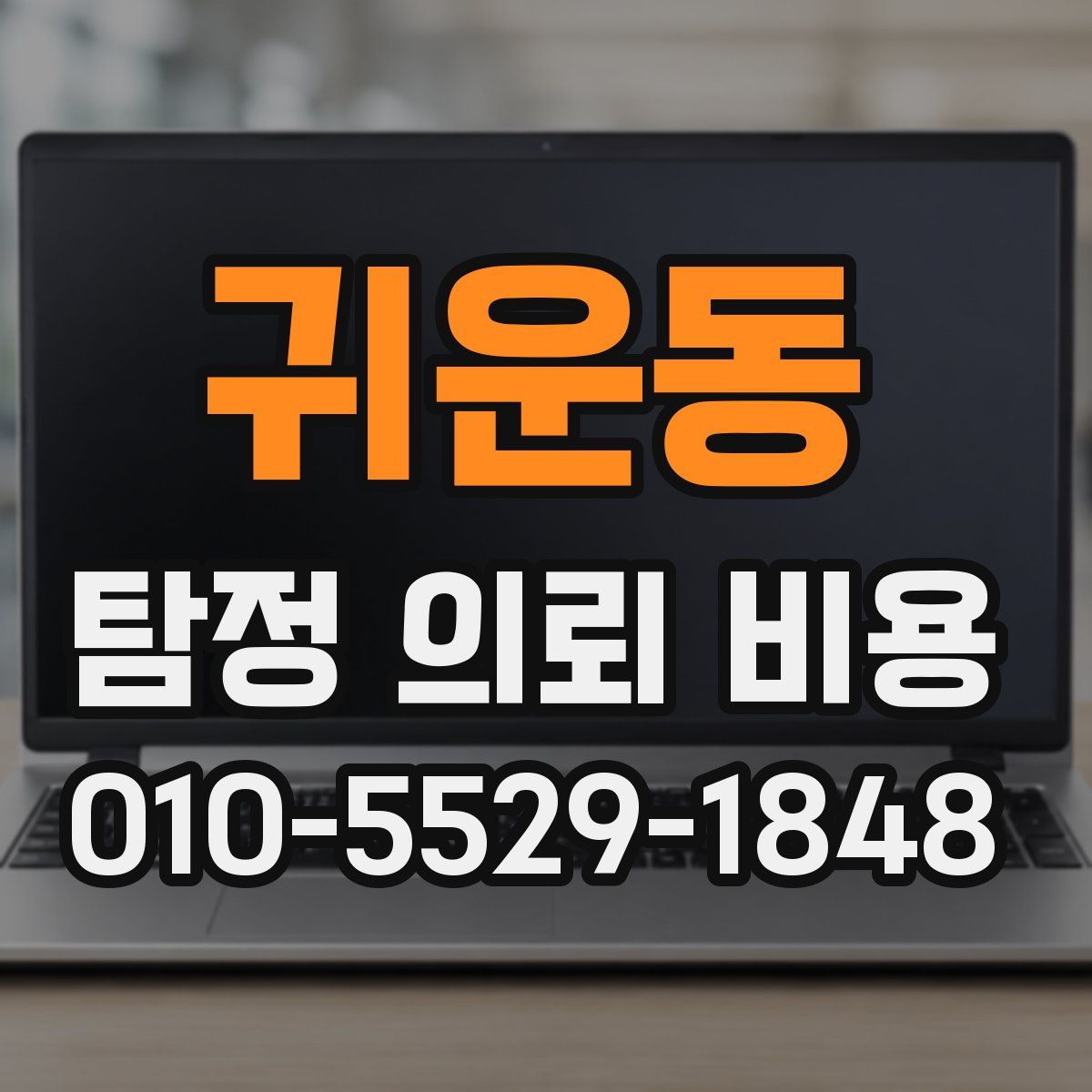 귀운동 탐정 의뢰 비용