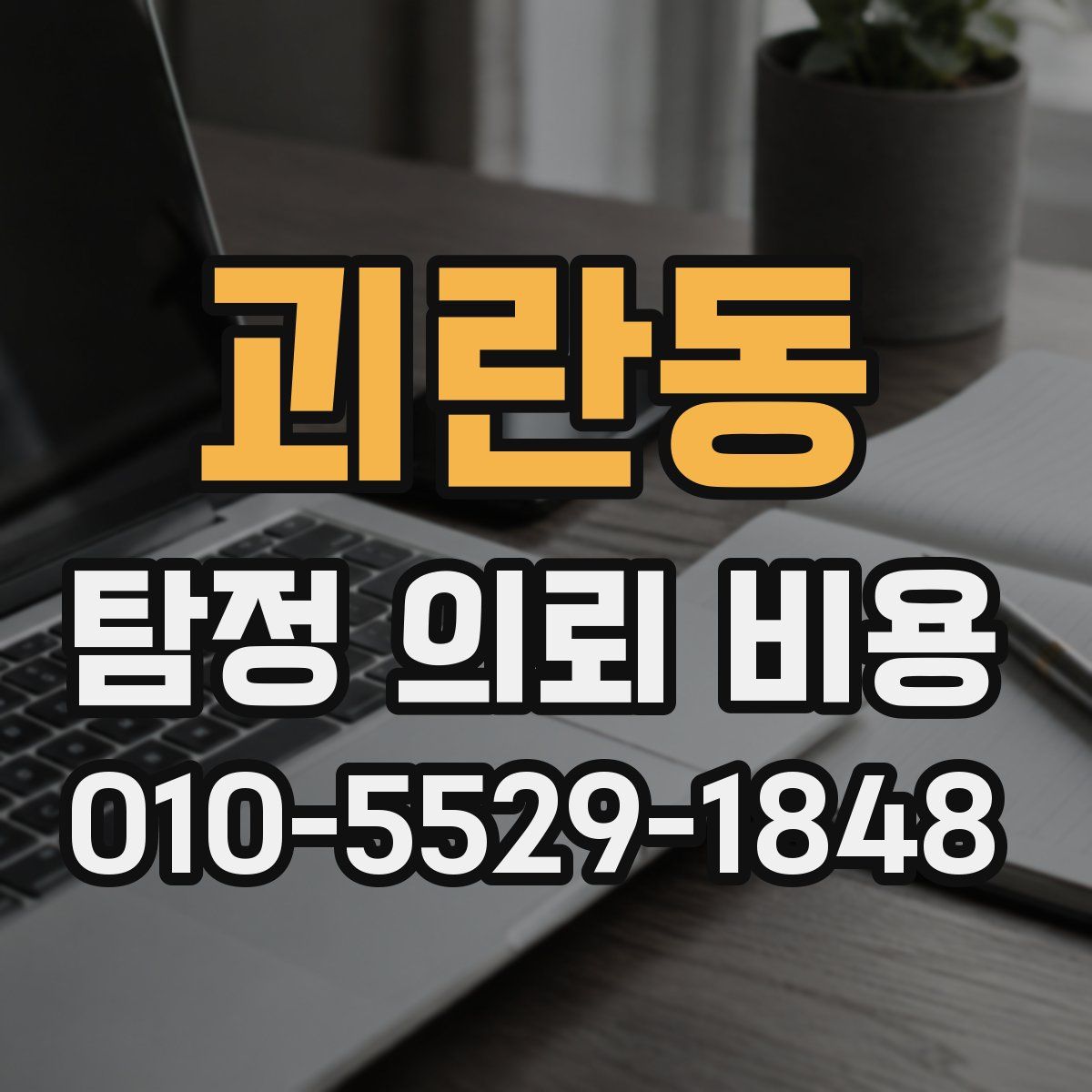 괴란동 탐정 의뢰 비용