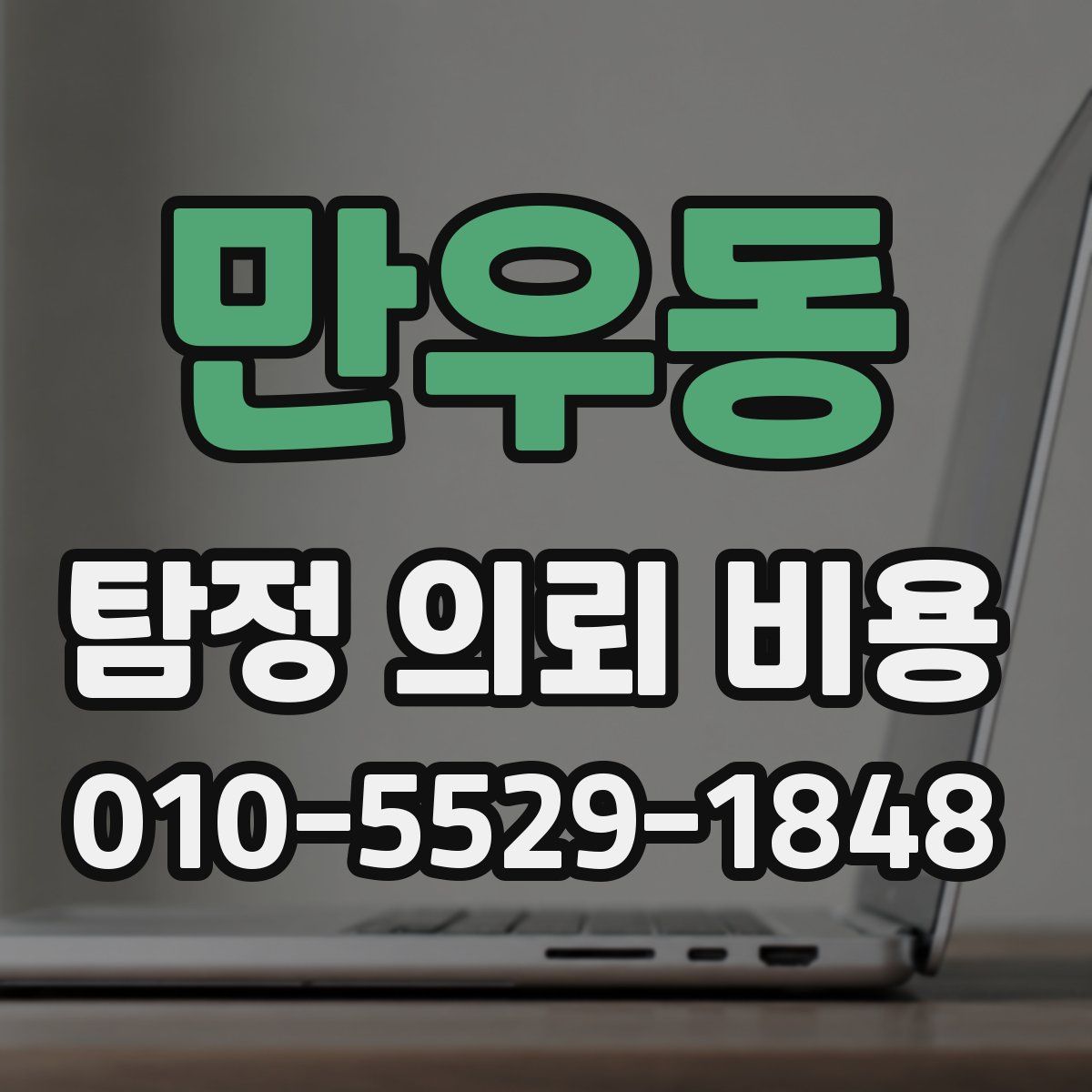 만우동 탐정 의뢰 비용