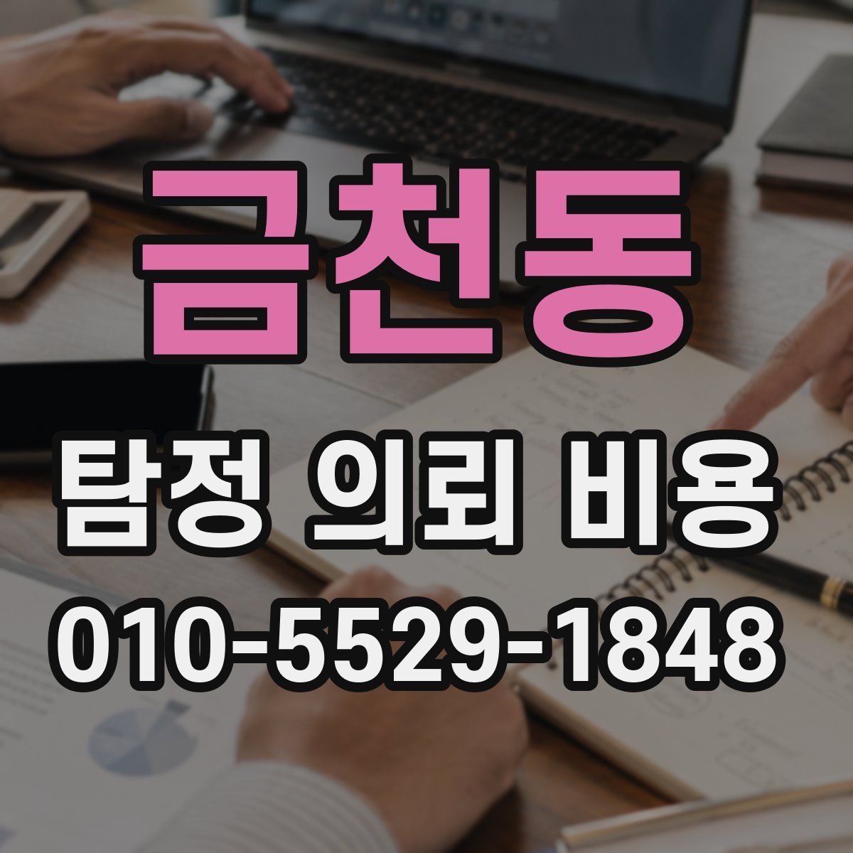 금천동 탐정 의뢰 비용
